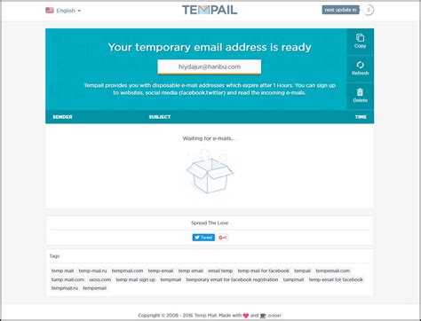 disposablemail|free online temporary email.